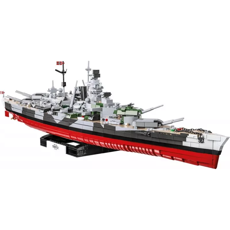 COBI 4839 Historical Collection set de bloques de construcción acorazado Tirpitz, 2810 elementos, 1:300