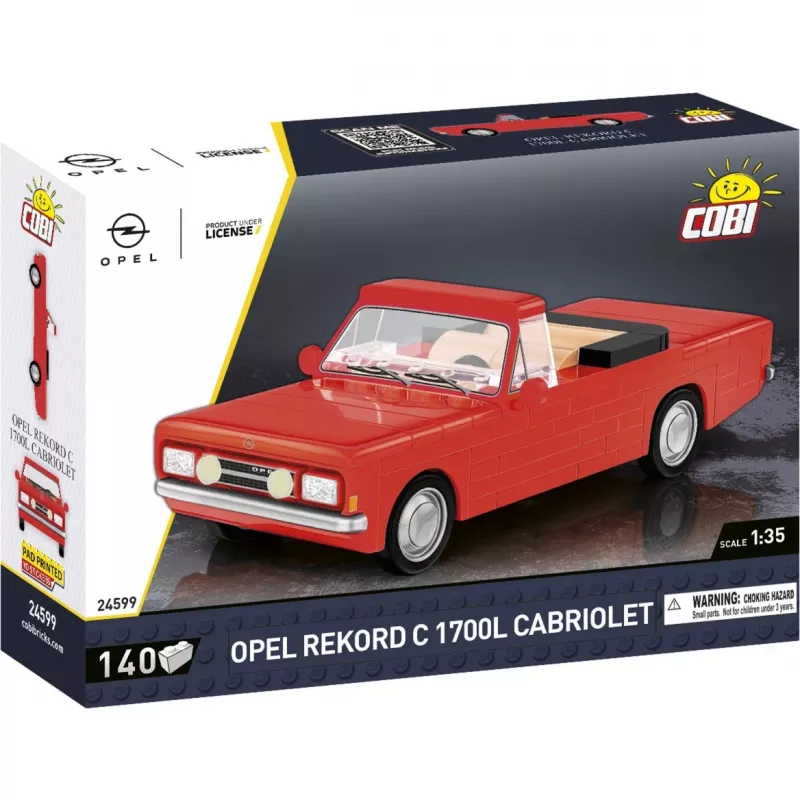Juguete de construcción Cobi Opel Rekord C 1700 L Cabriolet maqueta, maqueta a escala