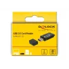 Lector de tarjetas DeLOCK Mini USB 2.0 con ranura SD y micro-SD