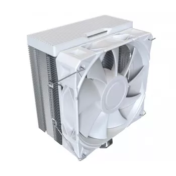 Disipador CPU por aire Montech NX400, ventilador de 120 mm, blanco, medidas 156×74×120 mm, TDP 270 W