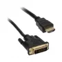 Adaptador de cable de vídeo Akasa AK-CBHD06-20BK 2m DVI-D HDMI negro