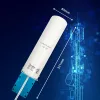 Antena exterior omnidireccional 4G LTE QOLTEC 57044, 5 dBi, 600–2700 MHz, 50 W, 50 Ω, carcasa de cobre blanca