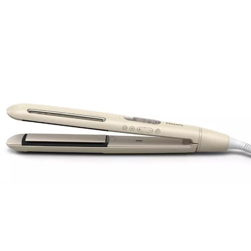 Philips serie 8000 BHS838/00 aparato de estilismo plancha de pelo Warm Beige 1800 W 2 m