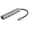Dock para portátil DeLOCK 64232 con cable USB 3.2 Gen 1 Type-A Type-C gris