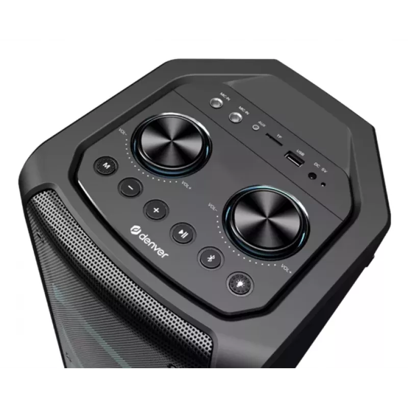 Altavoz estéreo portátil Denver BPS-352 negro