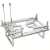Caja de banco de pruebas mini Streacom BC1 Mini V2 plata — marco compacto de estructura abierta