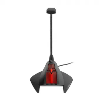 Micrófono de cable KRUX Prana Jack KRX0005 – cardioide, 20–20000 Hz, 16 bits, negro