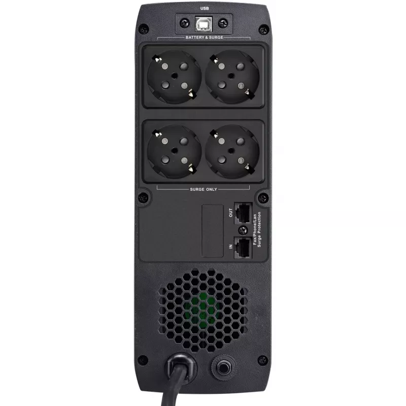 PowerWalker VI 1000 GXB - SAI - corriente alterna 162 - 290 V - 600 vatios - 1000 VA - 9 Ah - USB - tomas de salida 4