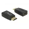 Adaptador HDMI (conector macho) > HDMI (conector hembra), emulador EDID (negro)