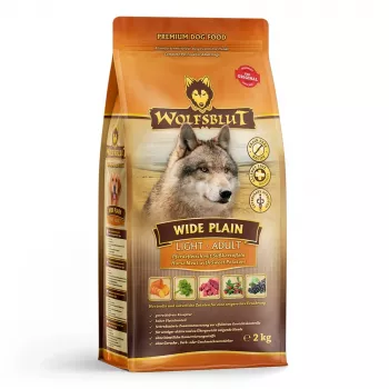 WOLFSBLUT Wide Plain Light Horse con batata - comida para perros - 2 kg