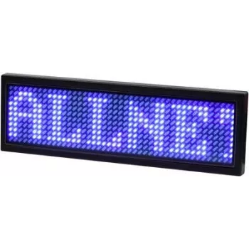 ALLNET Placa de identificación electrónica programable Serial - Color Azul