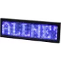 ALLNET Placa de identificación electrónica programable Serial - Color Azul