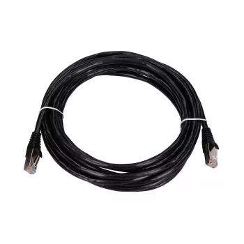 Cable de red Extralink Cat5e FTP 5 m, par trenzado de cobre, RJ-45–RJ-45, negro