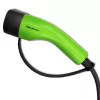 Cargador móvil para coche eléctrico Qoltec ajustable 2 en 1 Type2 | 11 kW | CEE 5 PIN | LCD | 3 fases | portátil | wallbox | 5 m