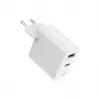 Cargador Gembird TA-UC-PDQC65L-W-01 para dispositivos móviles universal blanco AC carga rápida interior