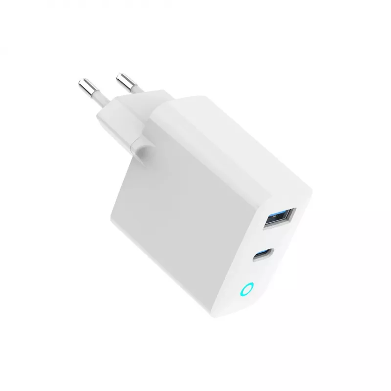 Cargador Gembird TA-UC-PDQC65L-W-01 para dispositivos móviles universal blanco AC carga rápida interior