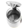 Hervidor de agua Adler AD 1305WG — 1,7 l, 2200 W, vidrio/plástico, blanco/dorado/transparente