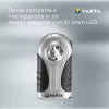 Linterna de mano Varta 16647 Negro Plata
