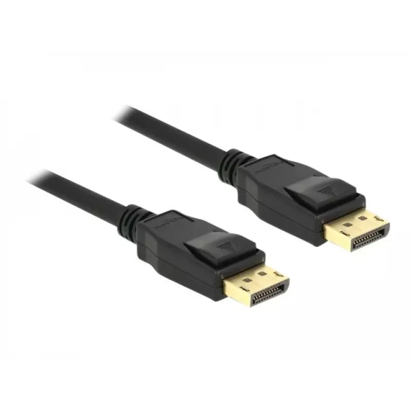 DeLOCK - cable DisplayPort - DisplayPort (M) a DisplayPort (M) - 1,5 m - compatible con 4K - negro (85508)