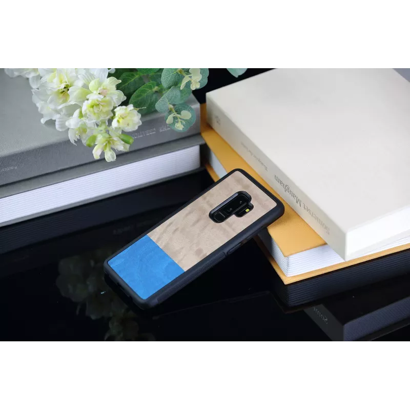 Funda para smartphone Man and Wood para Galaxy S9 Plus — taubenschwarz