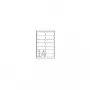 Avery - Poliéster - transparente - 99,1 x 38,1 mm 350 etiquetas (25 hojas x 14) etiquetas (L7563-25)