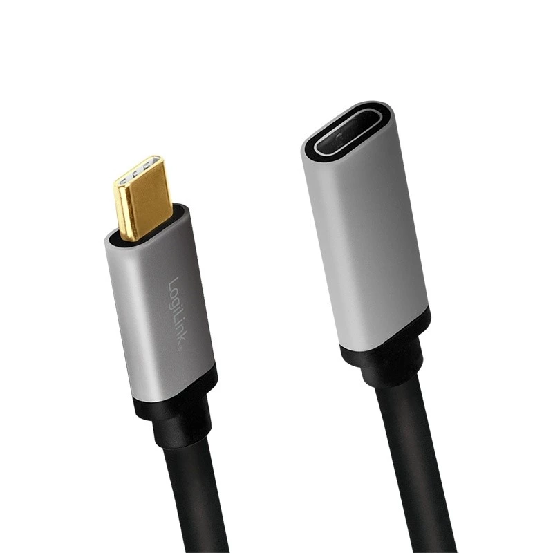 LogiLink Cable USB USB 3.2 Gen 2 CUA0105 0,5 m USB-C Negro Gris