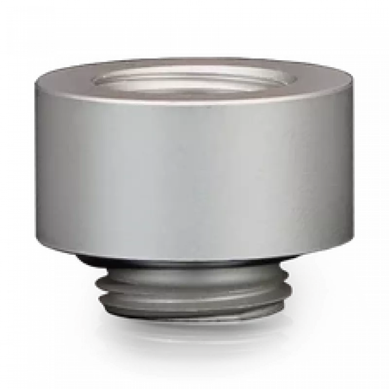 Thermal Grizzly DeltaMate Extender MF10 – Conector de refrigeración líquida, níquel mate, 1 ud. (TG-DM-FIT-0206)