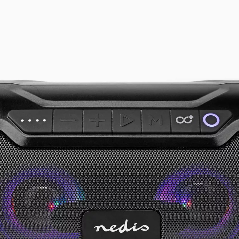 Altavoz portátil/para fiestas Nedis SPBB310BK Estéreo Altavoz portátil Negro 36 W