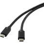 Cable USB Renkforce RF-4531576 2 m USB 3.2 Gen 2 (3.1 Gen 2) USB-C negro (RF-4531576)