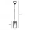 Pala Fiskars Ergonomic FS.S. 1025376 gris — pala de jardín ergonómica, Fiskars 1070058