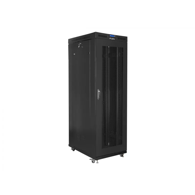 Armario rack 19 inch LANBERG FF01-8042-23BL 42U 800x1000 mm puerta de malla