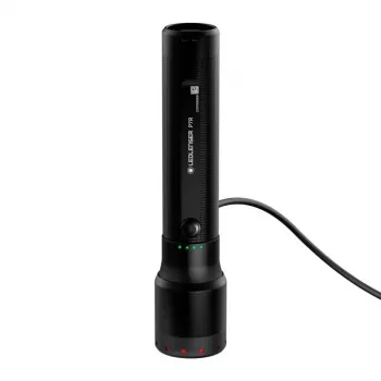 Linterna de mano Ledlenser P7R Negra recargable LED 1000 lúmenes, 3,7V 21700, IP68, 159 mm, 360 g