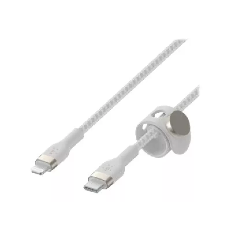 Belkin BOOST CHARGE - Cable Lightning - USB-C macho de 24 pines a Lightning macho - 1 m - blanco - para Apple iPad/iPhone/iPod (Lightning)