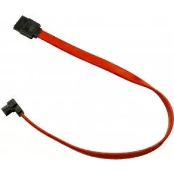 Inter-Tech - Cable SATA - Serial ATA 150/300/600 - SATA a SATA - 50 cm - conector 90°, con clip (88885312)