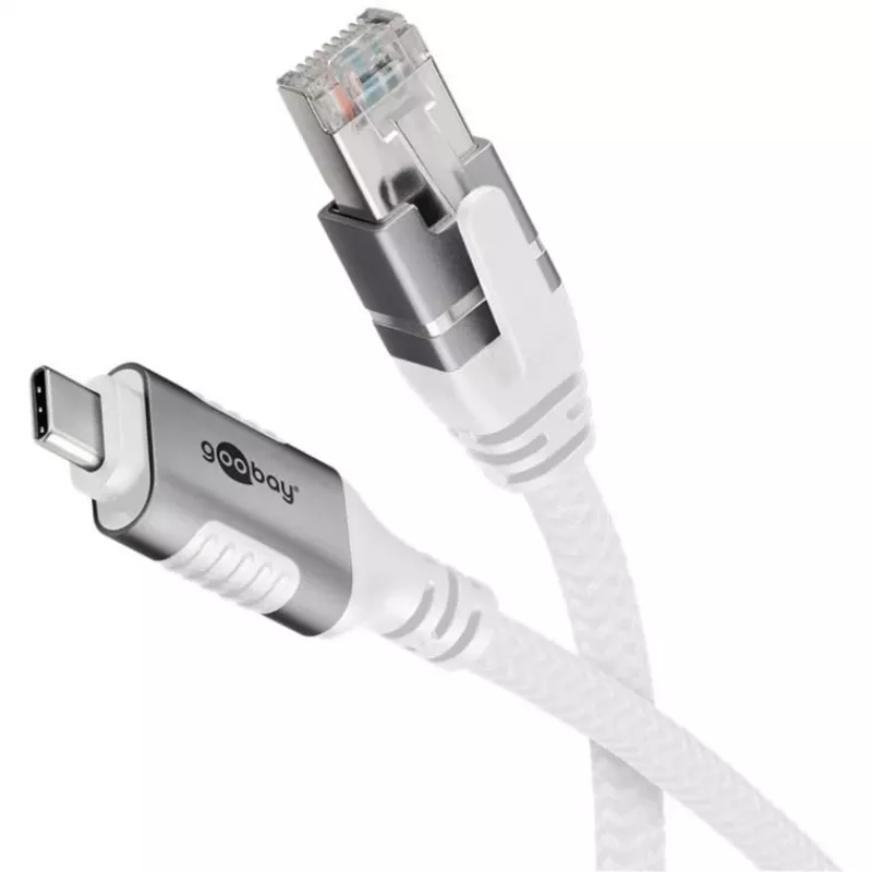 Goobay 74177 - adaptador de red cable USB 3.1 Type-C Gigabit Ethernet 3 m - tarjeta de red - 1.000 Mbps (74177)