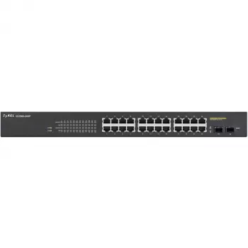 Zyxel GS1900-24HP Gigabit Ethernet gestionado (10/100/1000) 1U Negro