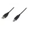Digitus ASSMANN - Cable USB - USB Type-A, 4 pines (M) - USB Type-B, 4 pines (M) - 50 cm (USB/USB 2.0) - Negro (AK-300105-005-S)