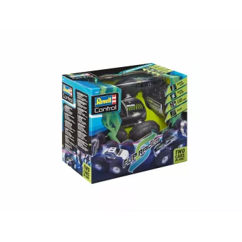 Revell Control 24634 Stunt Car FlipRace camión monstruo RC eléctrico para principiantes con tracción total (24634)