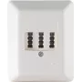 Toma de teléfono TAE-NFF ShiverPeaks 74060, 1 línea externa, montaje en superficie