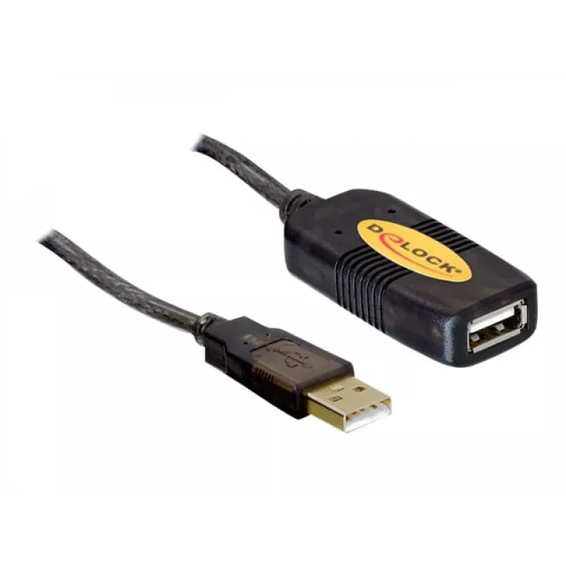 Cable USB DeLOCK 82446 USB 2.0 10 m Negro