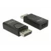 Delock Adaptador DisplayPort 1.2 macho a HDMI hembra 4K pasivo negro
