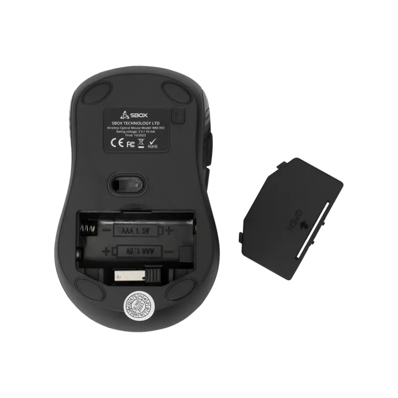 Ratón inalámbrico SBOX WM-993 Rosa USB Type-A