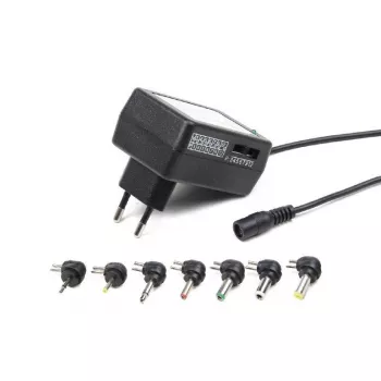 EnerGenie EG-MC-008 adaptador/transformador de red para interiores 12 W negro