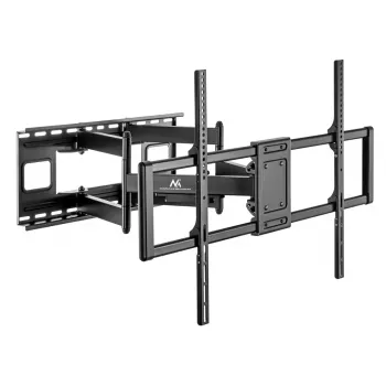 Soporte de pared para TV Maclean MC-482 para televisores planos y curvos de 60-120 pulgadas hasta máx. 120 kg, VESA 900x600, orientable, inclinable y giratorio, soporte de TV universal