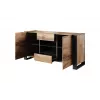 Cómoda Cama WOOD roble wotan/antracita