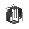 Armario rack de pared LANBERG WF01-6618-10B, 18U, 600×600×907 mm, negro, 60 kg