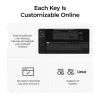 Teclado mecánico Full-Size Keychron V6 Ultra 8K — QWERTY, Bluetooth, RGB, negro