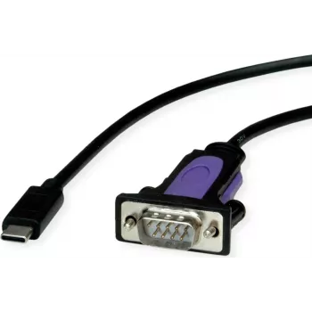 ROLINE Cable convertidor USB-C - Serie, chipset FTDI, 1,8 m (12.02.1170)