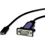 ROLINE Cable convertidor USB-C - Serie, chipset FTDI, 1,8 m (12.02.1170)