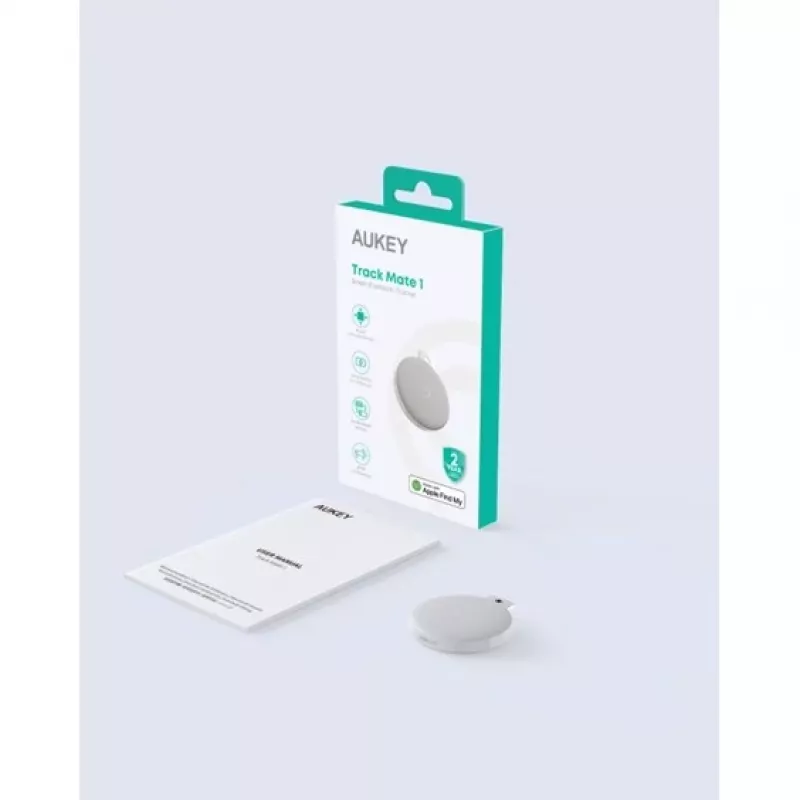 AUKEY Smart Mini Air Tag rastreador Bluetooth para Apple Track Mate 1 Serie TM-10